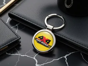Auto Best Keyring Tag Metallic Style Premium